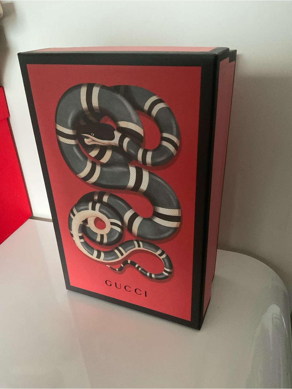 Gucci Snake Print Empty Shoe Box - Picture 2 of 7